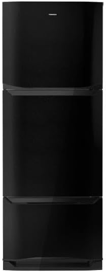 TORNADO Refrigerator 351 L Inverter, No Frost, Plasma Deodorizer,ABS Material, Black, 3 Doors (10 Years Full Free Warranty) RF-45FTV-BK
