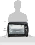 iHome Electric Oven KI-7000 45 Liter 1200W,Thermostat,Black (International Warranty)
