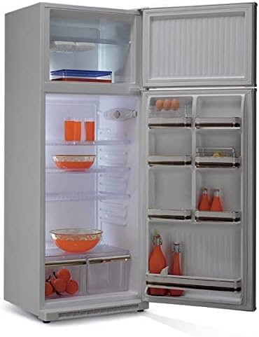 Kiriazi KR 350/4 Refrigerator 2 Doors- 12.4 Feet, Silver
