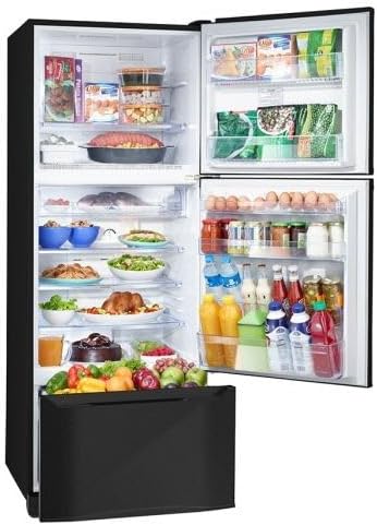 TORNADO Refrigerator 351 L Inverter, No Frost, Plasma Deodorizer,ABS Material, Black, 3 Doors (10 Years Full Free Warranty) RF-45FTV-BK