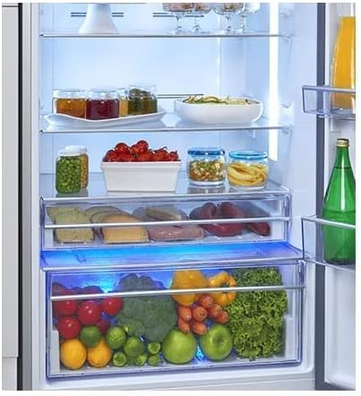Kiriazi KR 350/4 Refrigerator 2 Doors- 12.4 Feet, Silver