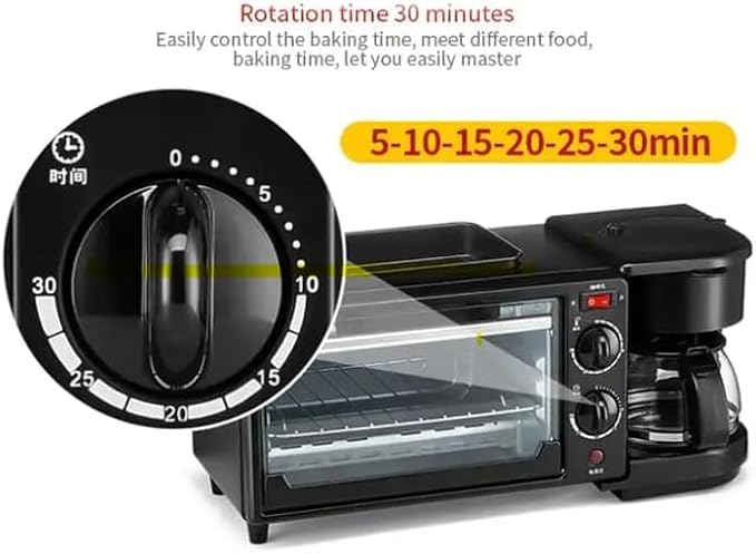 SOKANY SK-145 Multifunctional Electric Oven with Coffee Maker and Frying Tray