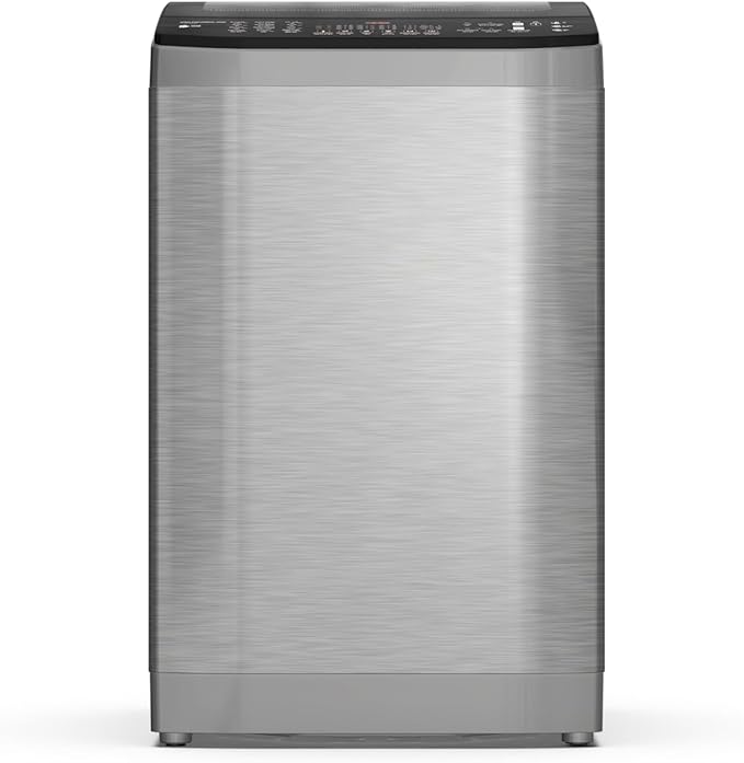 SHARP Top Loading Washing Machine Capcity 11 Kg DDM Inverter Pump, Glass Hydraulic Door, Anti-Bacterial Fan, Cool Jet Technology, Quick Wash, Tub Clean, Anti-Wrinkle Function, Stainless ES-TD11GSSP