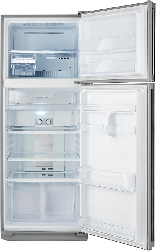 Sharp SJ-48C(ST) No Frost Refrigerator 2 Doors Stainless with Nano Deodorizer Filter - 340 Liter