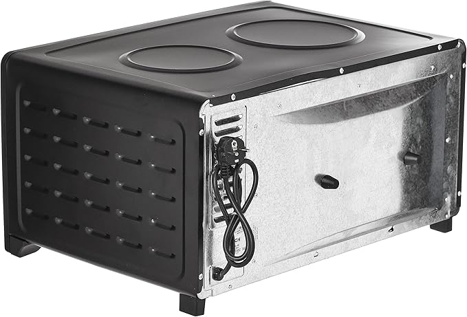 Touch El Zenouki oven with grill, 45 liter, black - 40617 100-250 temperature control